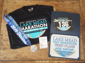 BBSC Running Lake Mead Half Marathon Award