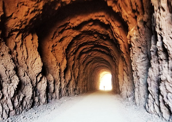 Old Railroad tunnel in Six Tunnels Trail - Saints & Sinners Half Marathon Race Report